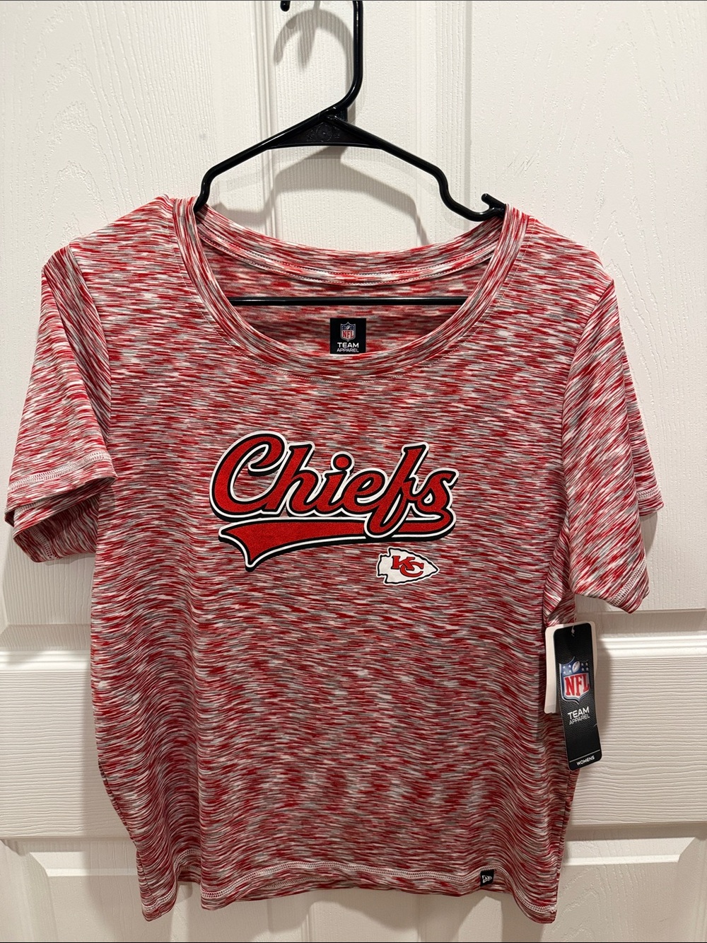 Kansas City Chiefs Red Heathered NFL Tee Women’s Large